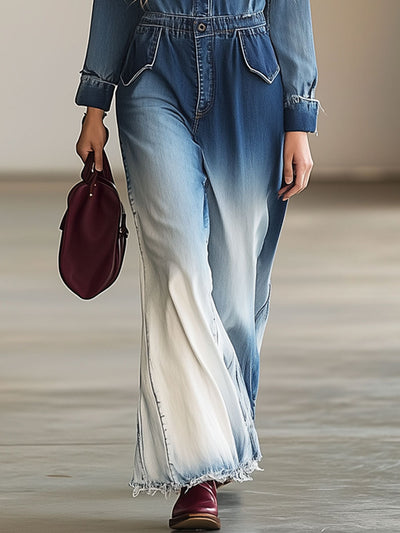 Combinaison Jean Dégradé Ample