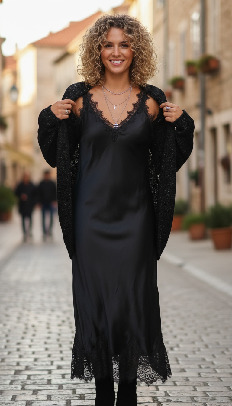 Abito con Spalline + Completo Casual con Blusa