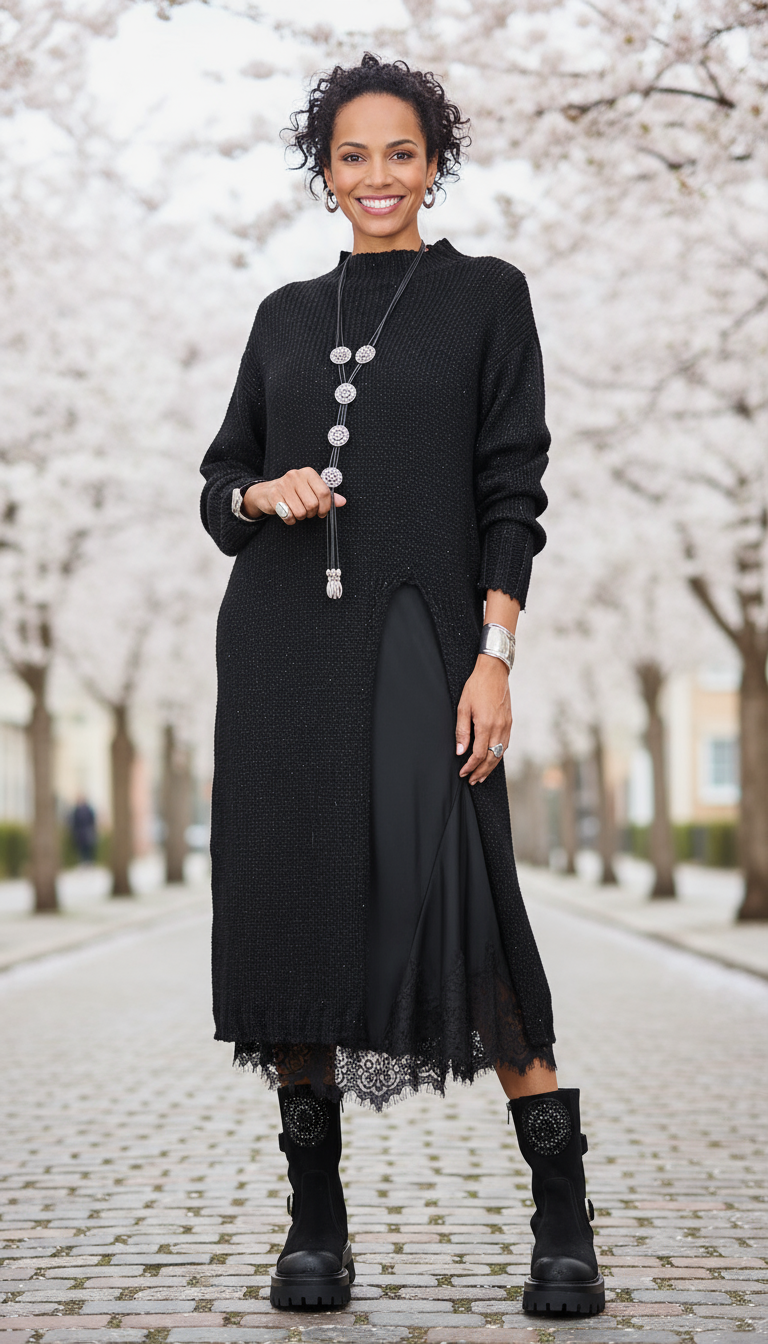 Abito con Spalline + Completo Casual con Blusa